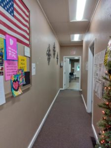 Hallway to activity rooms